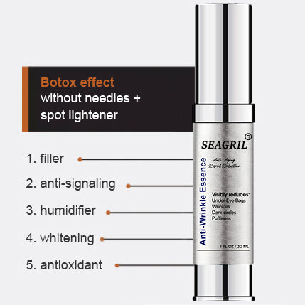 🔥Full refund if no effect after use🔥2024, Exclusive premium COMPLEX technology and sophisticated design 2-minute wrinkle-reducing serum（ ✅ Permanently removes wrinkles in 3 minutes ✅ ）